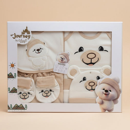 Happy Bear 10 Piece Winter Starter Set Gift Box