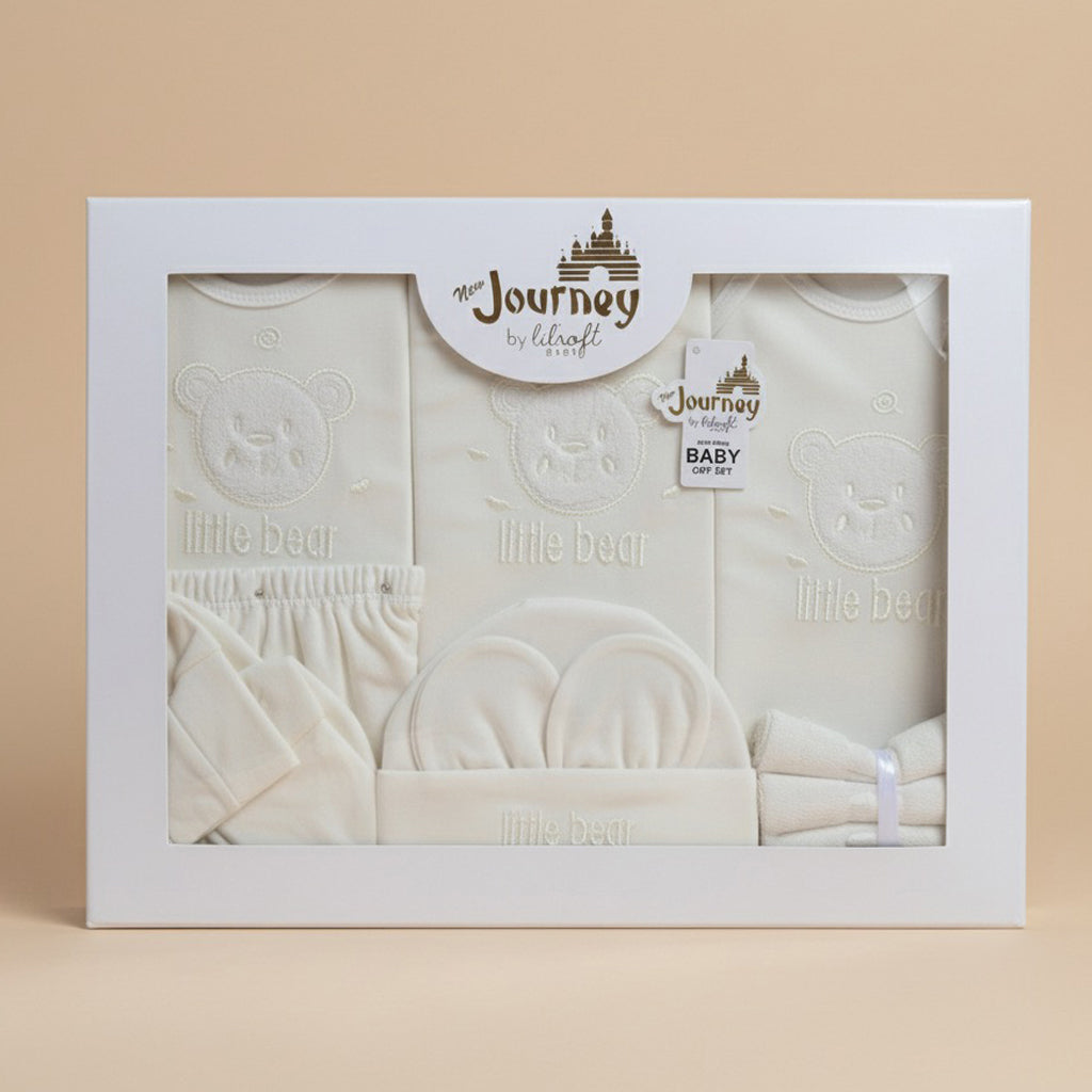 All White 10 Piece Winter Starter Set Gift Box