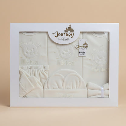 All White 10 Piece Winter Starter Set Gift Box