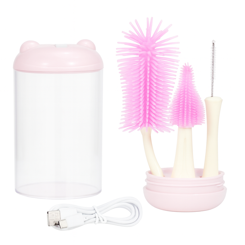 Bottles & Feeders Cleaning Set With Disinfection Lamp