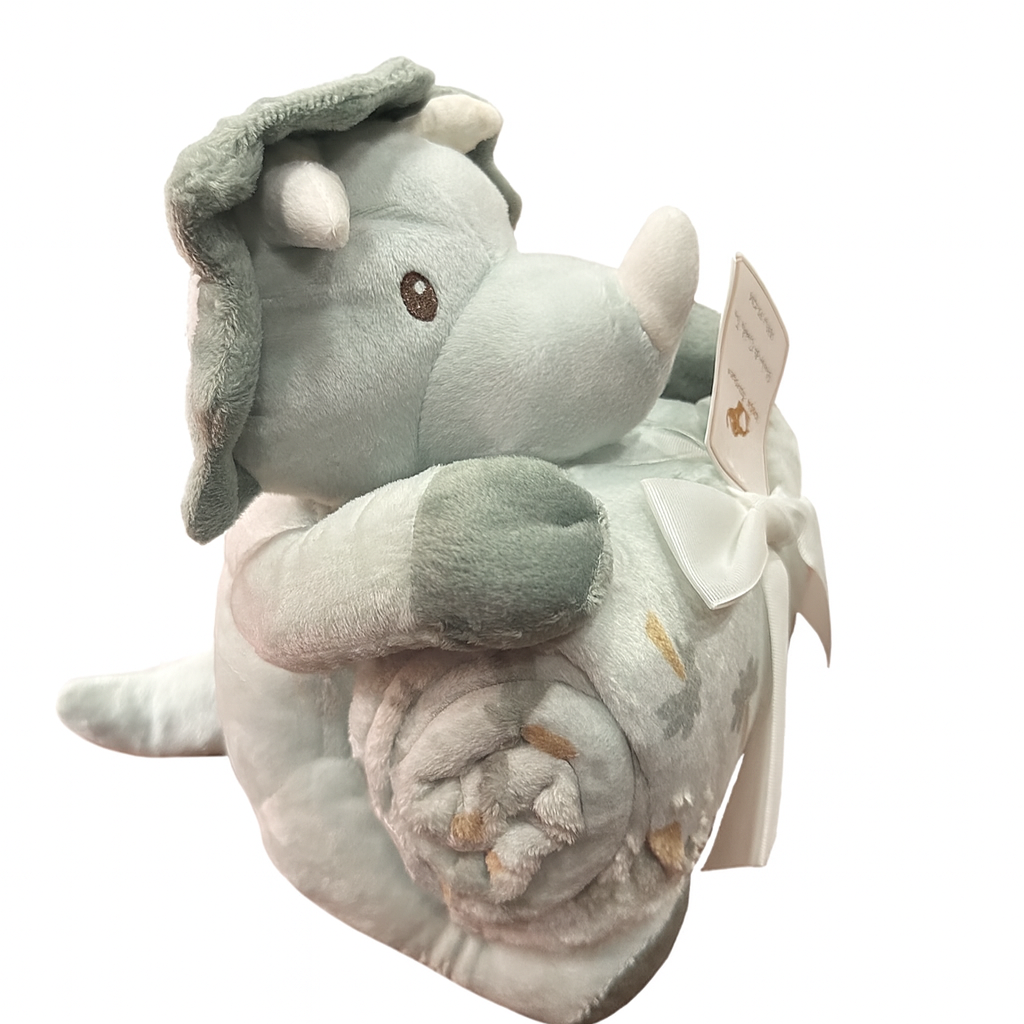 Sunnozy Dino Blanket With Plush Toy (PREMIUM)