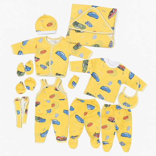 Yellow Car 11 Piece Winter Starter Set
